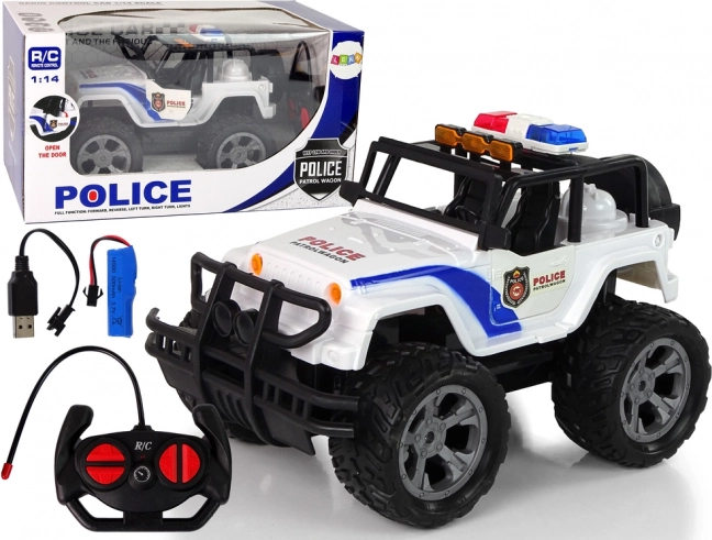 Zabavni Policijski Jeep R/C s efektima
