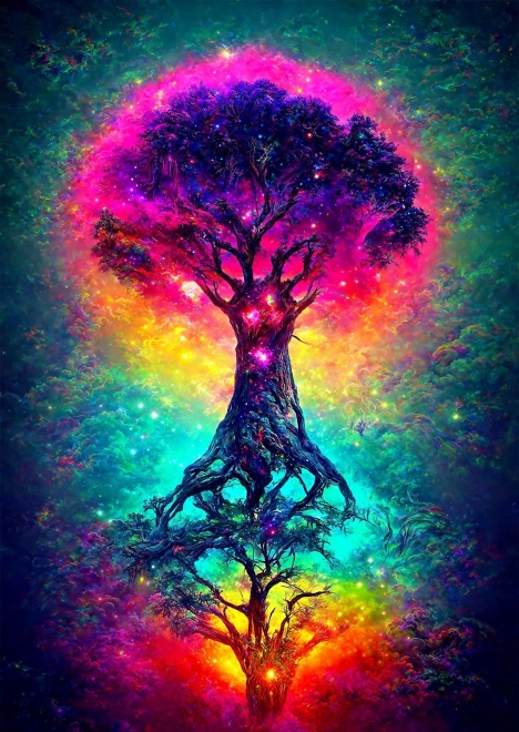 Puzzle Svemirsko Drvo 1000 komada