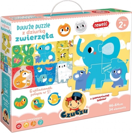 Velike puzzle s rupom – Životinje