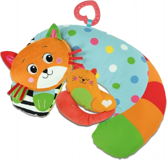Clementoni Baby jastučić za vrijeme ležanja na trbuščiću Kitty Cat