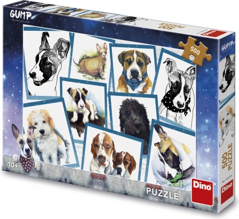 Puzzle Pas Gump i prijatelji 500 dijelova