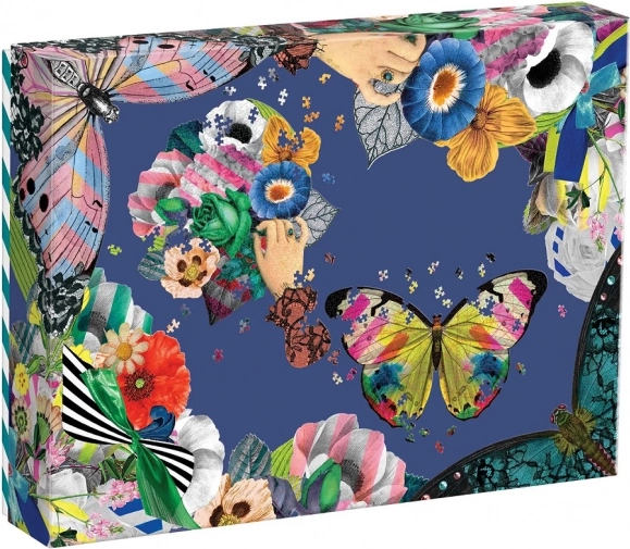 Puzzle nepravilnog oblika Christian Lacroix - Leptir i Buket u setu