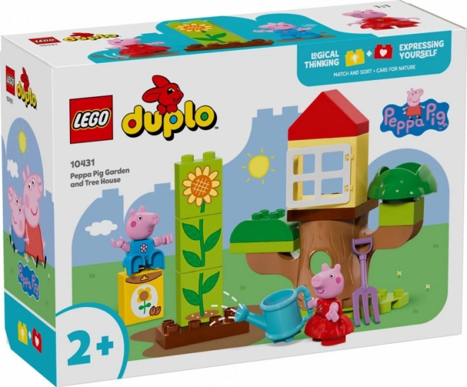 LEGO DUPLO 10431 Praščić Peppa – vrt i kućica na drvetu