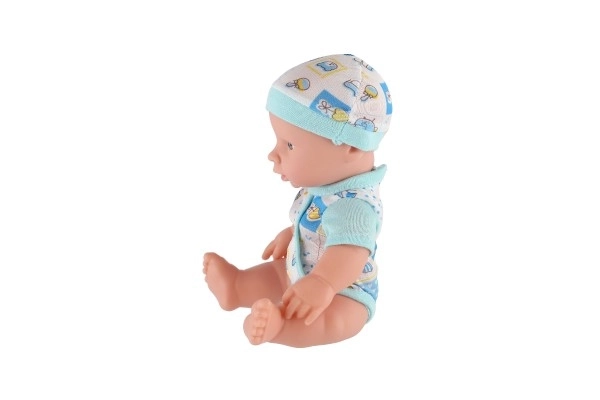 Beba/čvrsto tijelo plastika 25 cm na baterije sa zvukom 3 vrste u plastičnoj vrećici 13x28x7cm