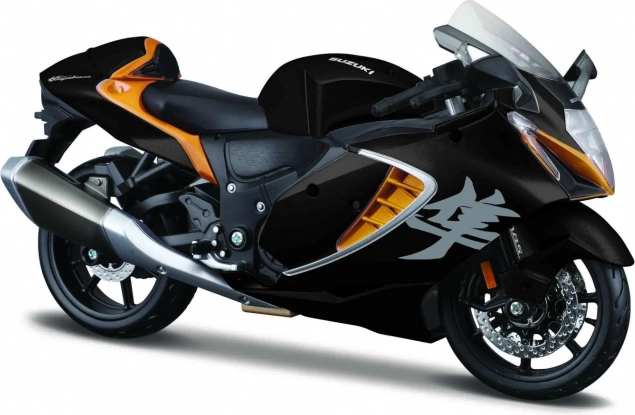 Model motocikla Suzuki Hayabusa 2022 s postoljem 1:12