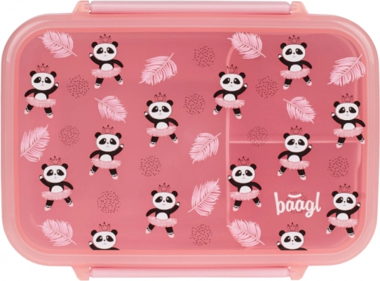 Baagl kutija za užinu s odjeljcima Panda