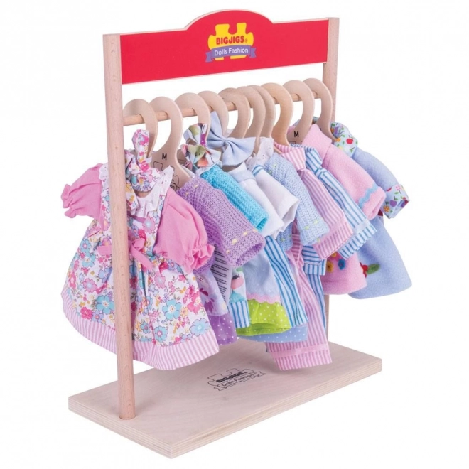 Vješalica za lutke Bigjigs Toys