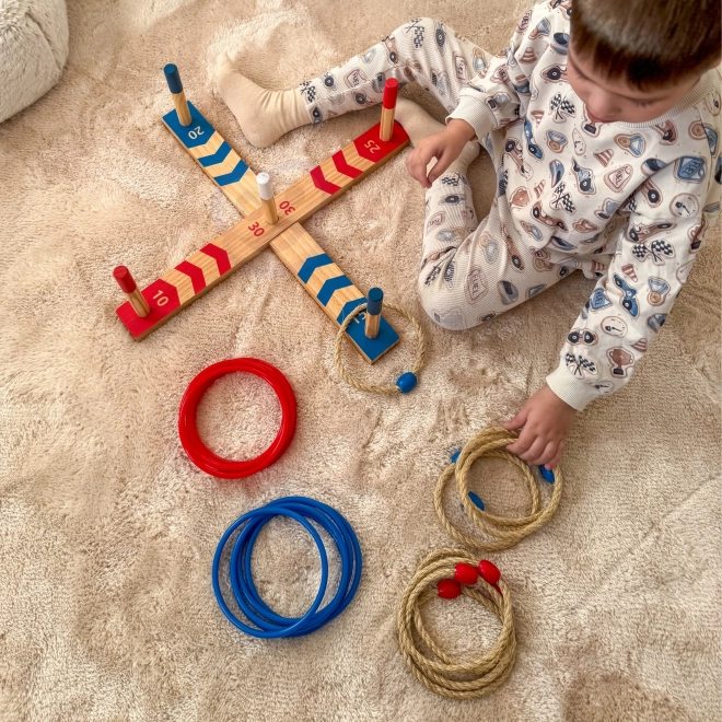 Drvena igra Ring Cross od Tooky Toy