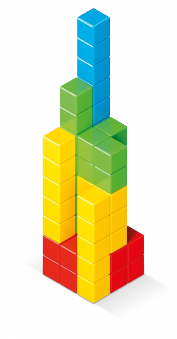 GEOMAG Magnetne kocke Magicube Green Line 64 kocke