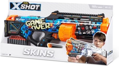 ZURU X-Shot Skins Last Stand – pištolj na pjenaste metke (16 strelica)