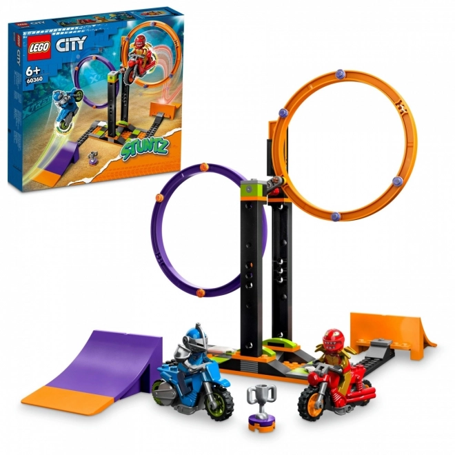 LEGO® City 60360 Kaskaderski izazov s rotirajućim krugovima