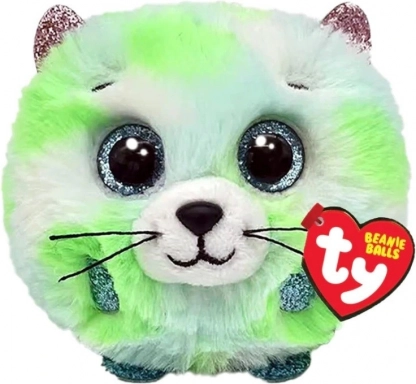 Plišana igračka TY Beanie Balls mačka zelena