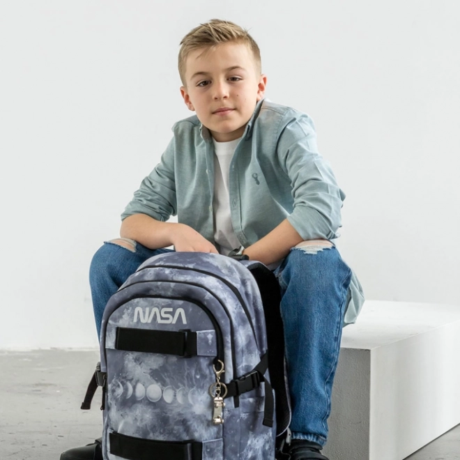 Školski set BAAGL Skate NASA sivi