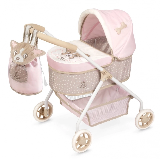 DeCuevas 86043 Moj prvi kolica za lutke s ruksakom DIDI 2021 - 56 cm