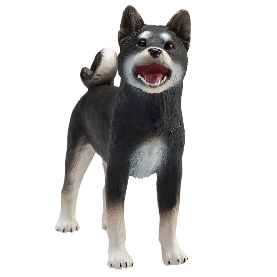 Mojo pas Shiba-Inu crni – realistična figurica