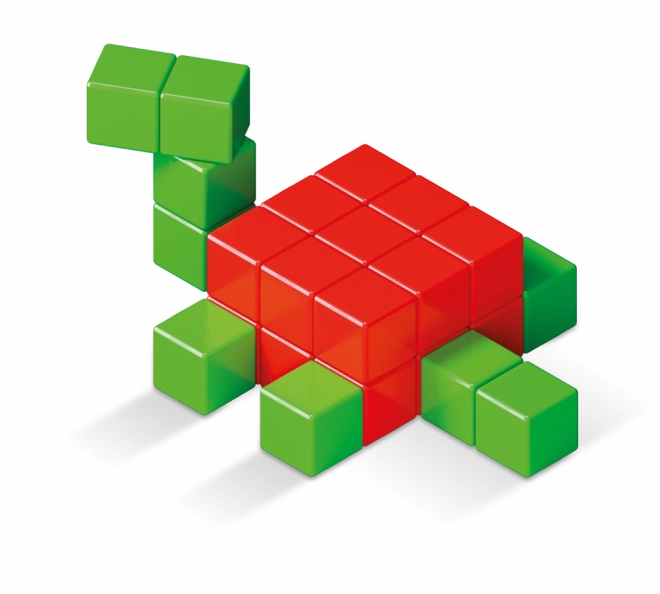 GEOMAG Magnetne kocke Magicube Green Line 64 kocke