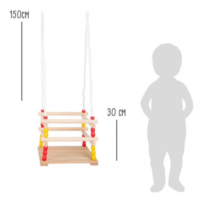 Small Foot Drvena ljuljačka za manju djecu