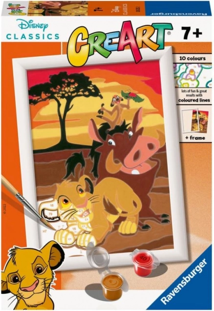 CreArt Disney: Kralj lavova – slikanje po brojevima