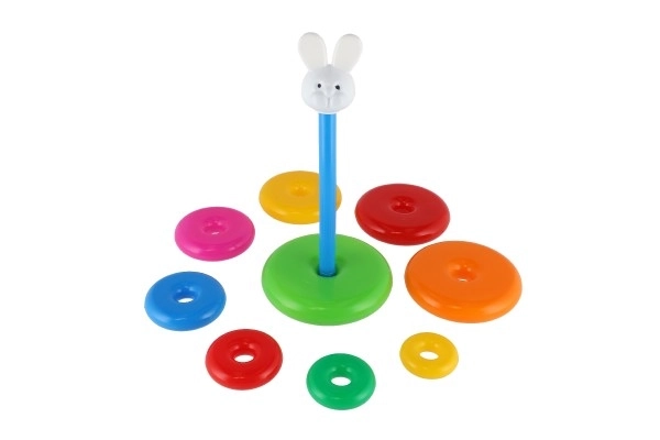 Složivi prstenasti toranj plast 28 cm različite boje u mreži 12m+