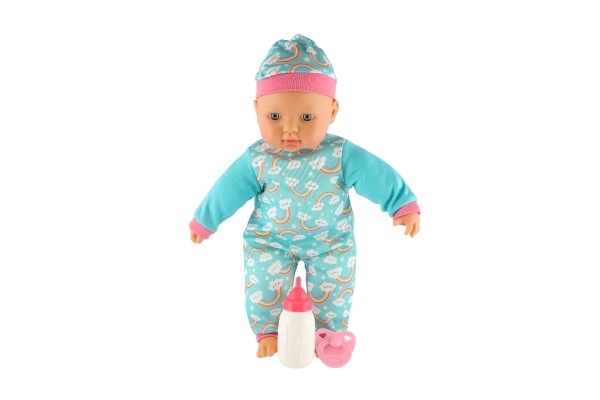 Beba lutka 40cm mekano tijelo s bočicom s dudu u kutiji 41x19x12,5cm