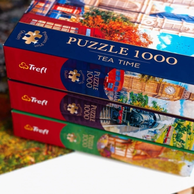 TREFL Puzzle Premium Plus Vrijeme za čaj: Željeznička stanica 1000 dijelova