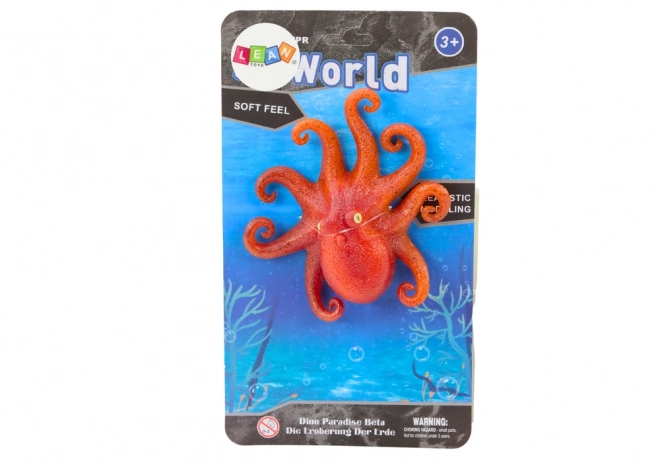 Sea World Narančasta gumena figura hobotnice