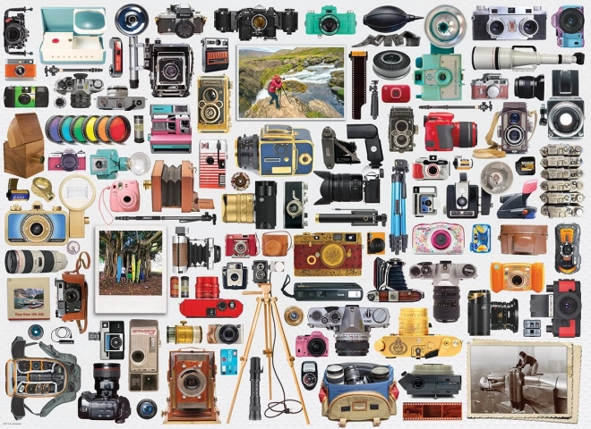 EUROGRAPHICS Puzzle Svijet fotoaparata 1000 dijelova