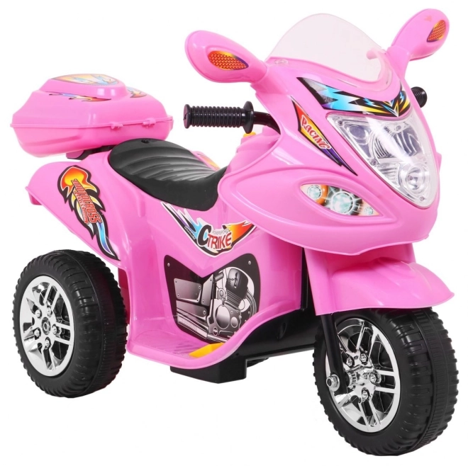 Električni motocikl BJX-088 tricikl + zvukovi + svjetla – Ružičasta