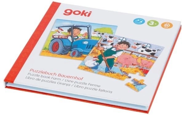 Magnetična knjiga slagalica Farma