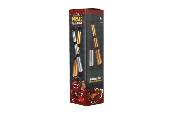 Piratski dalekozor plastika 19cm 2 boje u kutiji 5x19x5cm 8 komada u kutiji