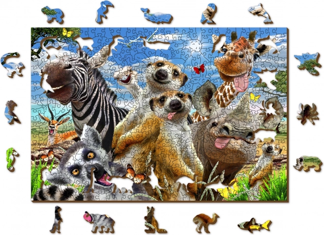 Wooden City drvene puzzle Dobrodošli u Afriku 505 dijelova