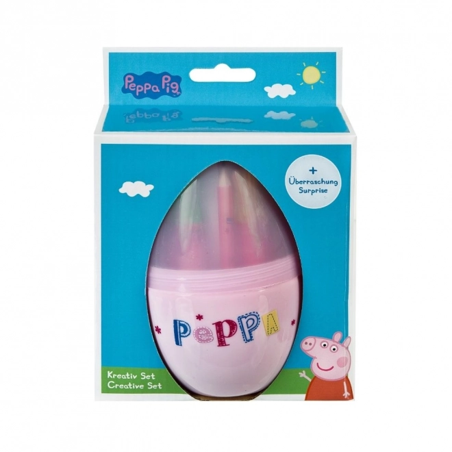 Jaje s umjetničkim potrepštinama M Peppa Pig