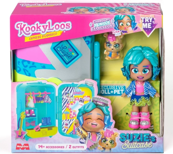 Lutka KookyLoos Suzie Q u koferčiću