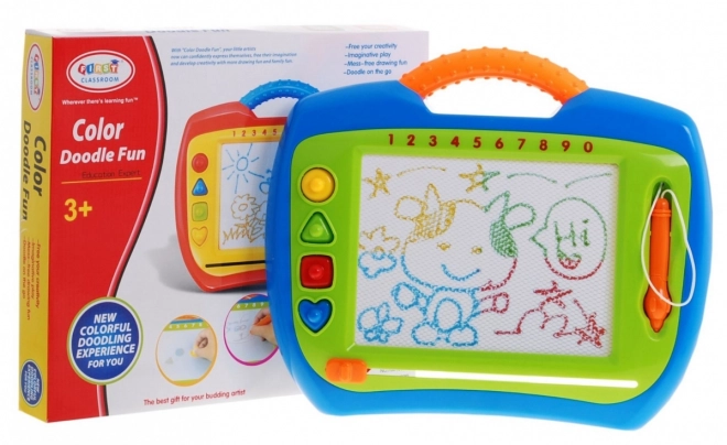 Happy Kids' Puzzle 3+ Kreativna igračka + stylus + 4 pečata + crteži u 4 boje