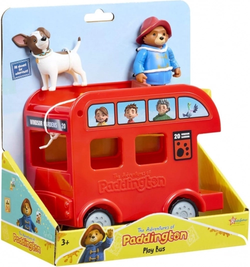 Igraći set Paddington s crvenim autobusom