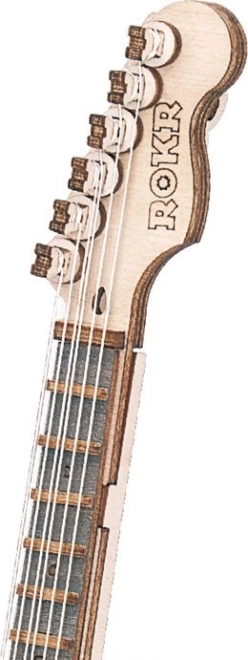 RoboTime drveni 3D puzzle - Električna gitara