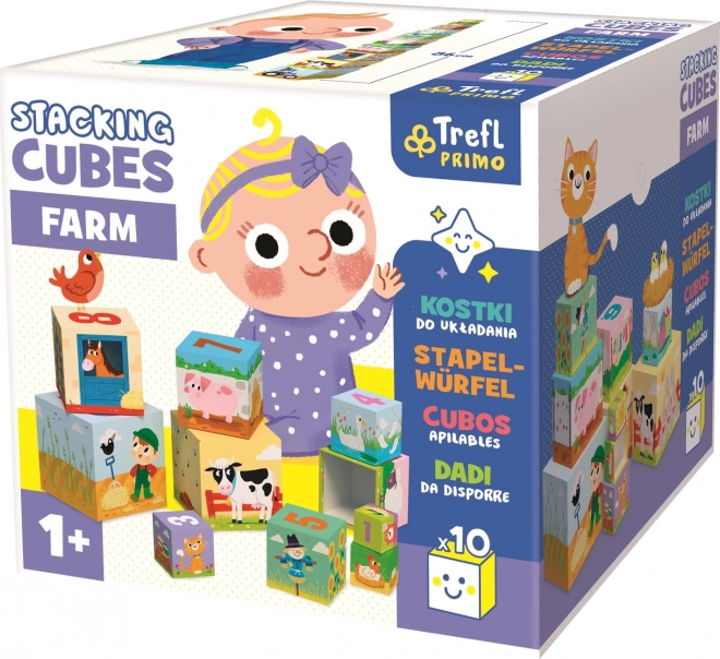 Stapel kocke farma TREFL