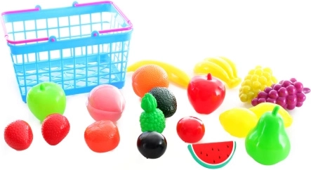 Plastična košarica s voćem za djecu