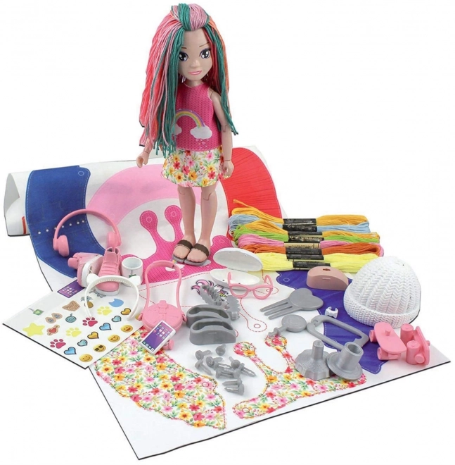 EDUCA Kreativni set My Model Doll Design: Ležeran stil