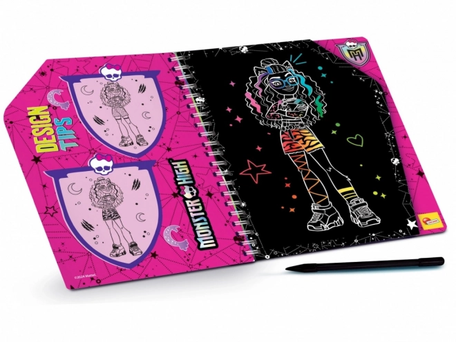 Scratch otkrij Sketchbook Scratch otkrij Monster High Zauvijek Prijatelji