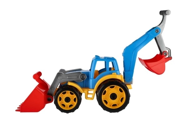 Traktor s lopatom i bagerom