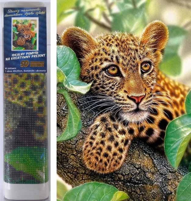 Sada za dijamantno slikanje - leopard
