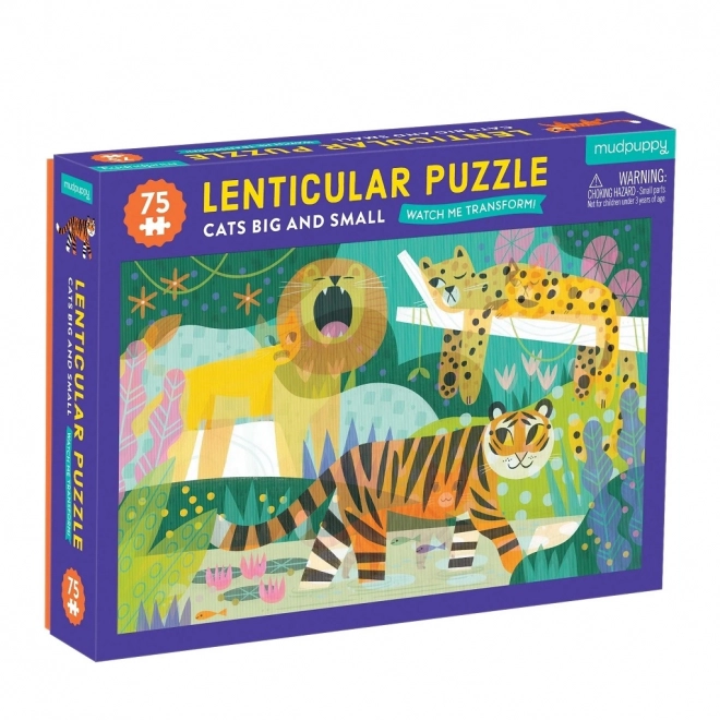 Lentikularne puzzle male i velike mačke