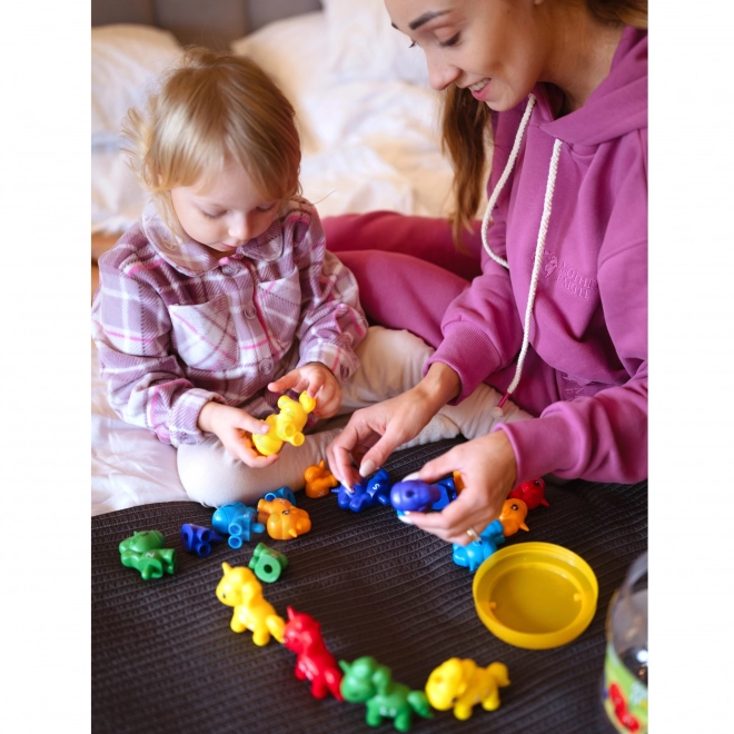 Montessori komplet za učiti brojeve i boje Jednoroga