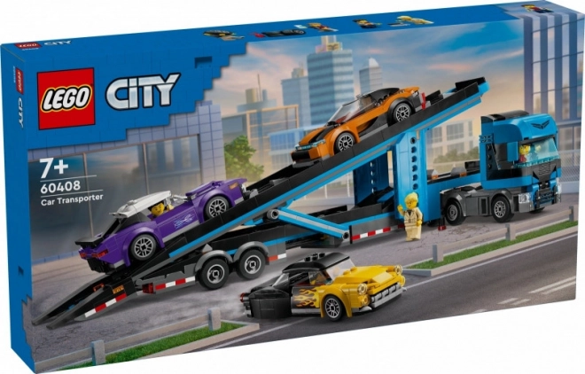 LEGO® City 60408 Kamion za prijevoz automobila sa sportskim autima