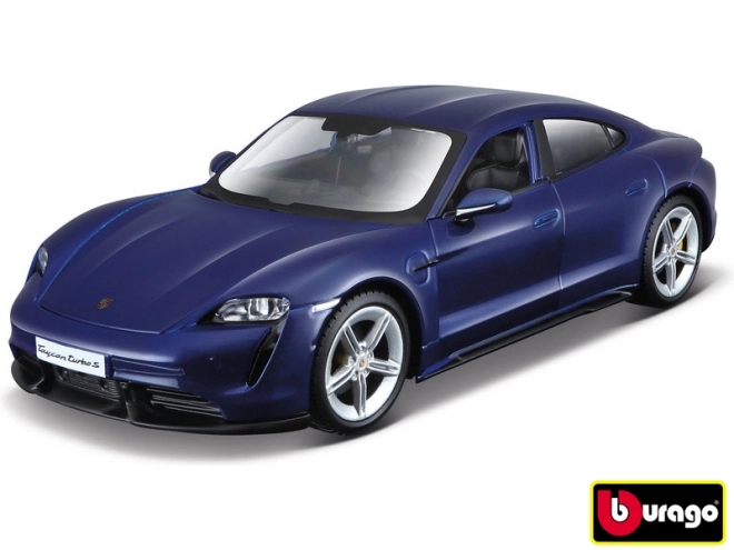 Bburago 1:24 Porsche Taycan Turbo S 2019 Carrara Plava