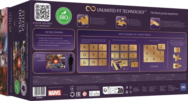 TREFL Puzzle UFT Marvel: Konačna zbirka 13500 dijelova