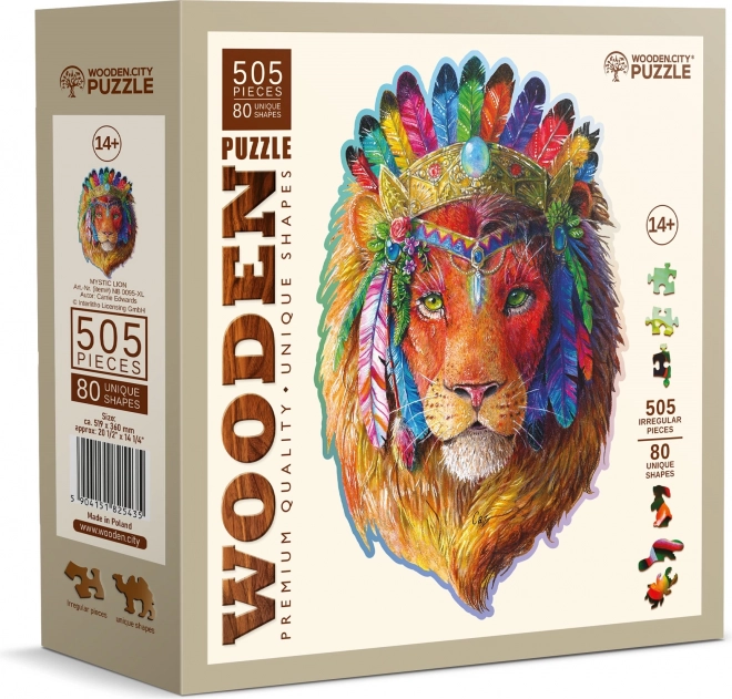 WOODEN CITY Drvene puzzle Mistični lav 505 dijelova