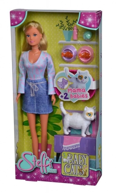 Lutka Steffi i mačja njega