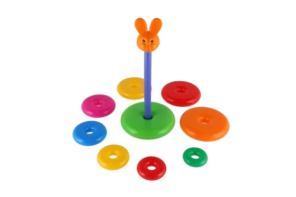 Složivi prstenasti toranj plast 28 cm različite boje u mreži 12m+